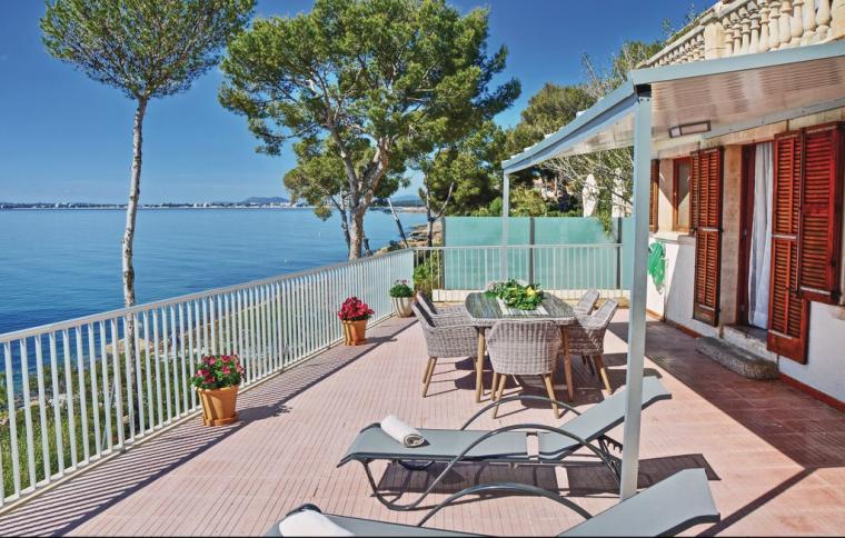 Feriehus ved strand Mallorca