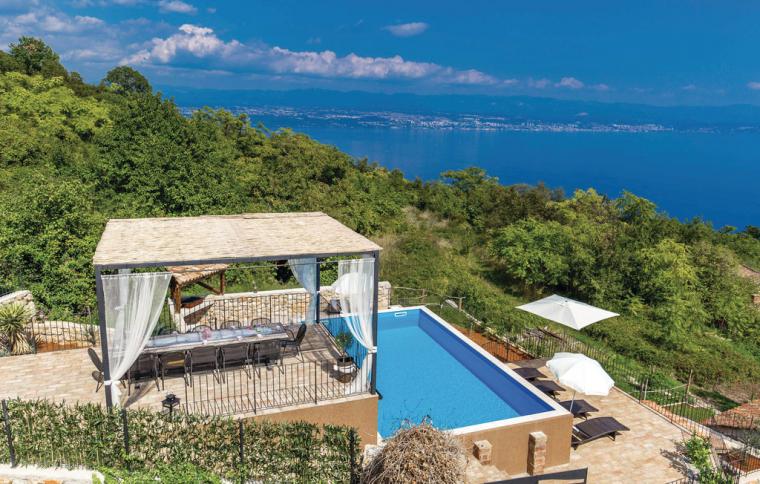 Feriehus med pool Kroatien