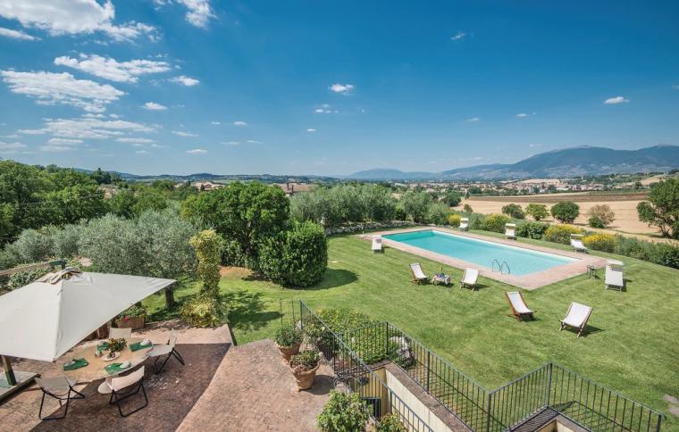 Feriehus i Spoleto med pool