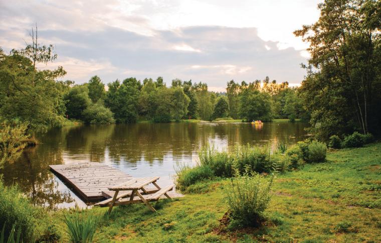 Sø i Feriepark Frankenau