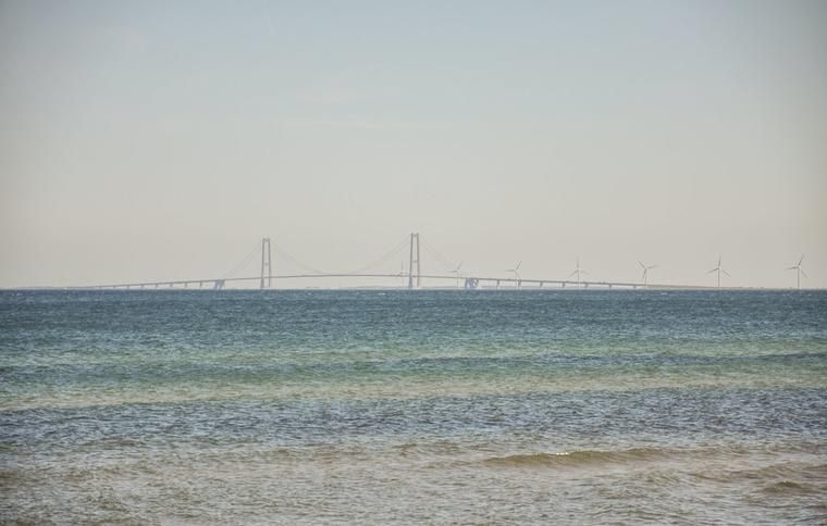 Storbæltsbroen ved Nyborg