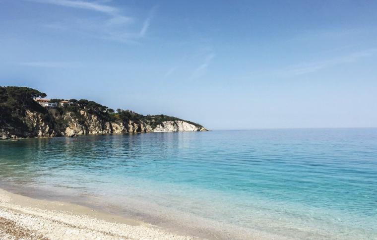 Strand på Elba