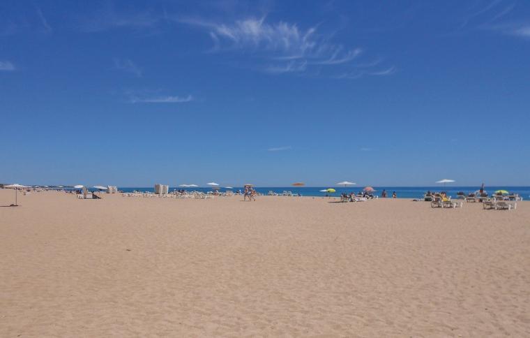Strand ved Malgrat de Mar
