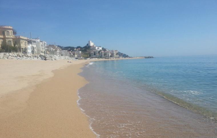 Strand ved Sant Pol de Mar
