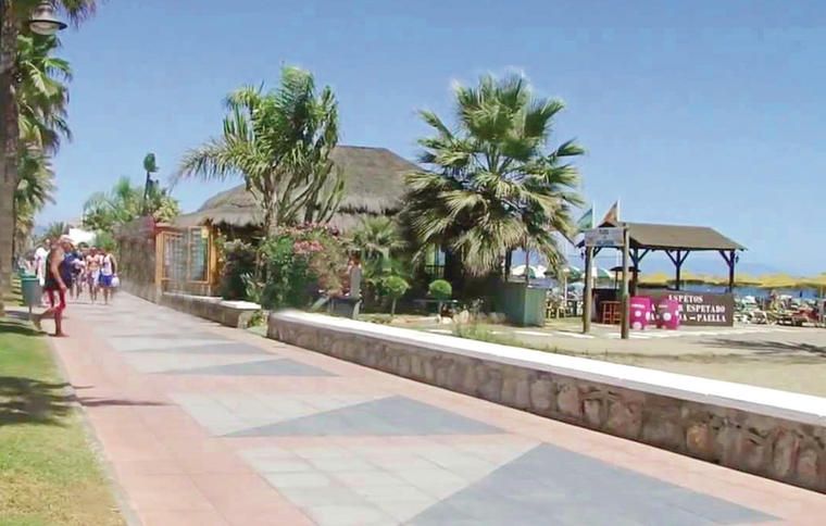 Torremolinos strandpromenade