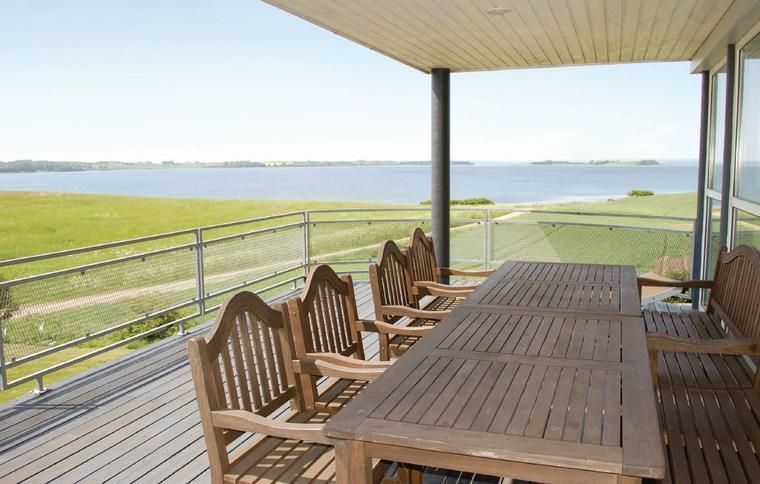 Udsigt fra sommerhus i Knebel
