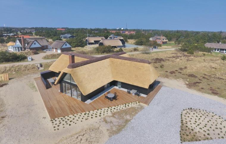 luksus sommerhus til leje blåvand