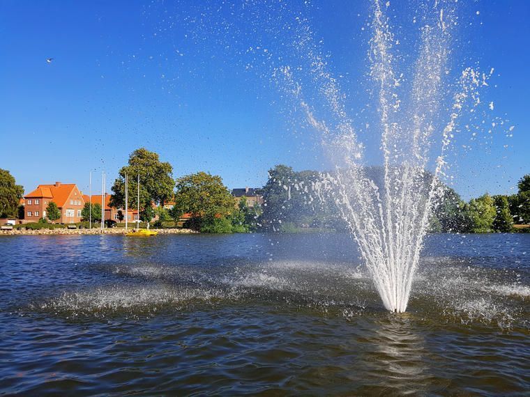 Udsigt over sø i Haderslev