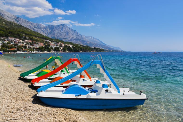 Strand aktiviteter i Kroatien