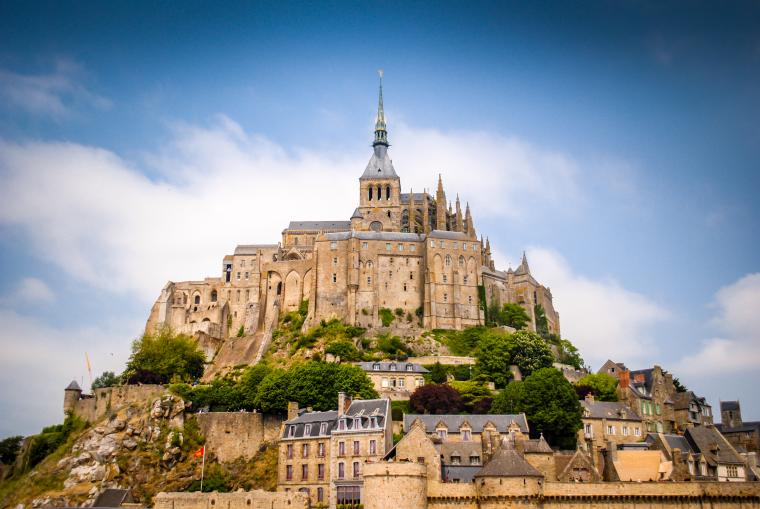 Besøg Mont Saint Michel på ferie i Frankrig