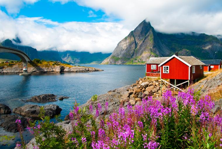 Få en ferie tæt på naturen i Norge