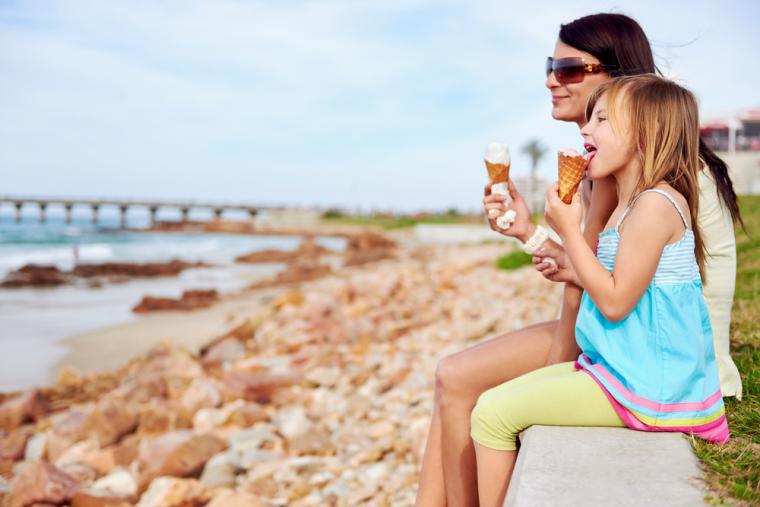 Nyd havet fra et sommerhus ved Jammerbugten i Danmark