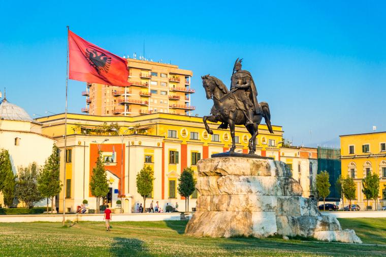 Skanderberg pladsen Tirana
