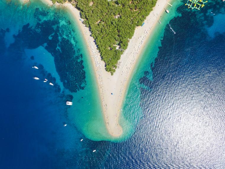 Ferie på Øen Brac i Kroatien