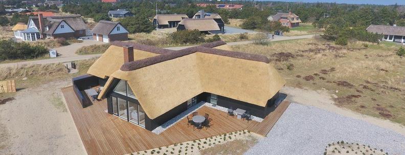 luksus sommerhus til leje blåvand